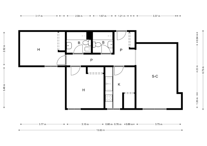 007 – Alquiler de Piso en Plaza Santo Domingo, 1