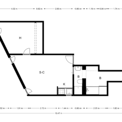 110 - Alquiler de Piso en calle Lavapiés, 41