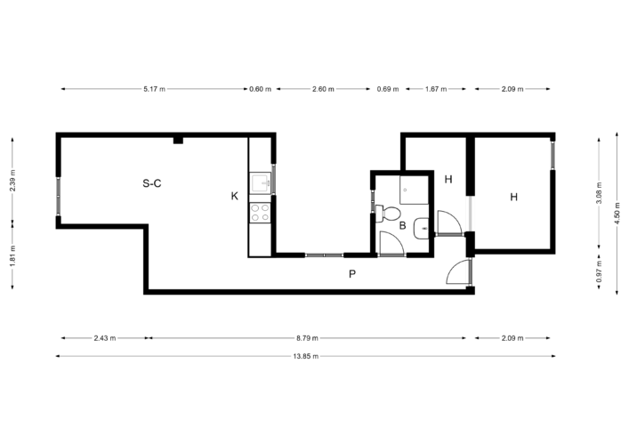 016 – Alquiler de Piso en calle Palencia, 50