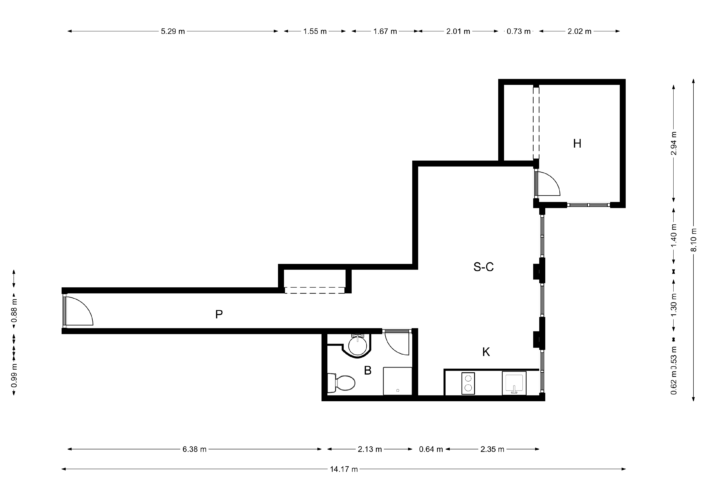 012 - Alquiler de Piso en calle de Cavanilles, 26