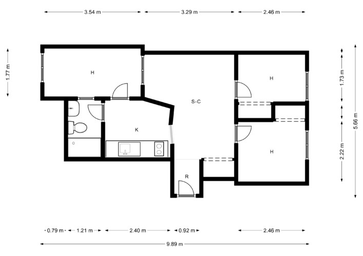 112 - Alquiler piso en Calle Vinaroz, 26